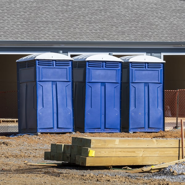 how do you dispose of waste after the porta potties have been emptied in Dolph